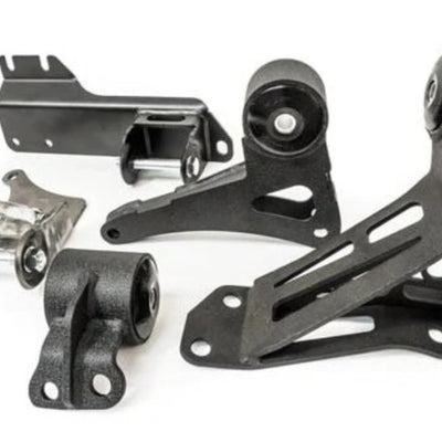 Innovative 90-93 Integra K-Series Black Steel Mounts 95A Bushings (Not K24 Trans)