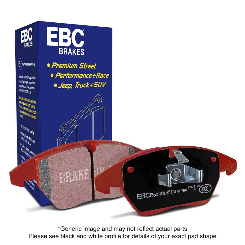 EBC 12+ Ford C-Max 2.0 Hybrid Redstuff Front Brake Pads