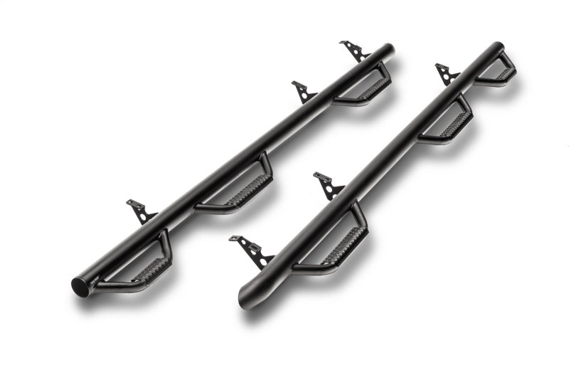 N-Fab Nerf Step 15-17 Ford F-150 SuperCrew 6.5ft Bed - Tex. Black - Bed Access - 3in