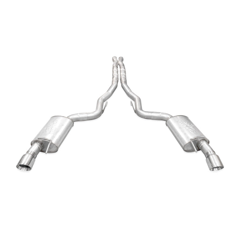 Stainless Works 2024 Mustang GT Catback Dual Tips Legend Sound X-Pipe Factory Connect Exhaust