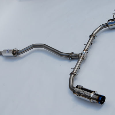 Invidia 2022+ Honda Civic Si (1.5T) 70mm N1 Cat Back Exhaust - Burnt TI Tips