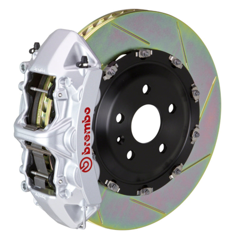 Brembo 25+BMW X3 30 xDrive (G45) Front GT BBK 6 Piston Cast 380x34 2pc Rotor Slotted Type-1 - Silver
