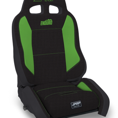 PRP EnduroCrawl Reclining Suspension Seat - Black/Green Tweed - Driver