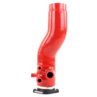 PERRIN 15-21 Subaru WRX / 14-18 Forester XT Turbo Inlet Hose 3in. w/ Turbo Adapter Flange - Red