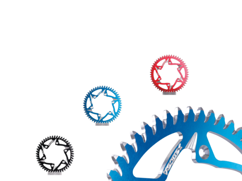 Vortex Racing Aluminum Rear Sprocket 525 47 Tooth- Black