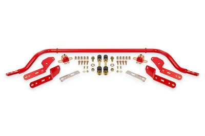 BMR 64-67 GM A-Body 1.25in Hollow 2-Hole Adjustable Front Sway Bar Kit - Red