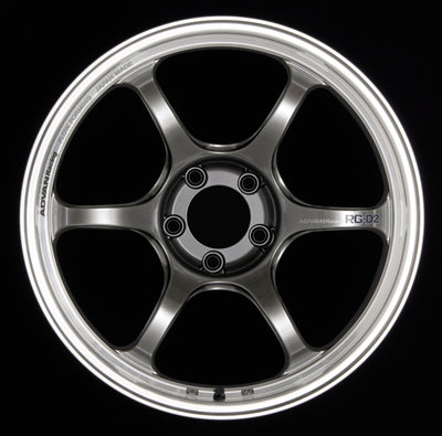 Advan RG-D2 18x9.5 +40mm 5x100 Machining and Racing Hyper Black Wheel