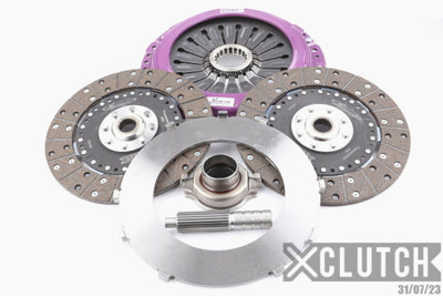 XClutch Subaru 9in Twin Solid Organic Multi-Disc Service Pack