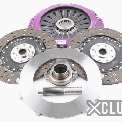 XClutch Subaru 9in Twin Solid Organic Multi-Disc Service Pack