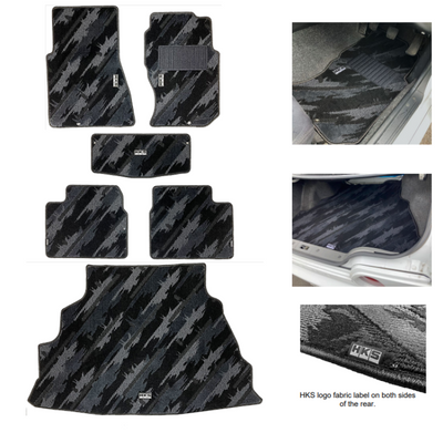 HKS FLOOR MATS BNR32 FULL SET OCT RHD