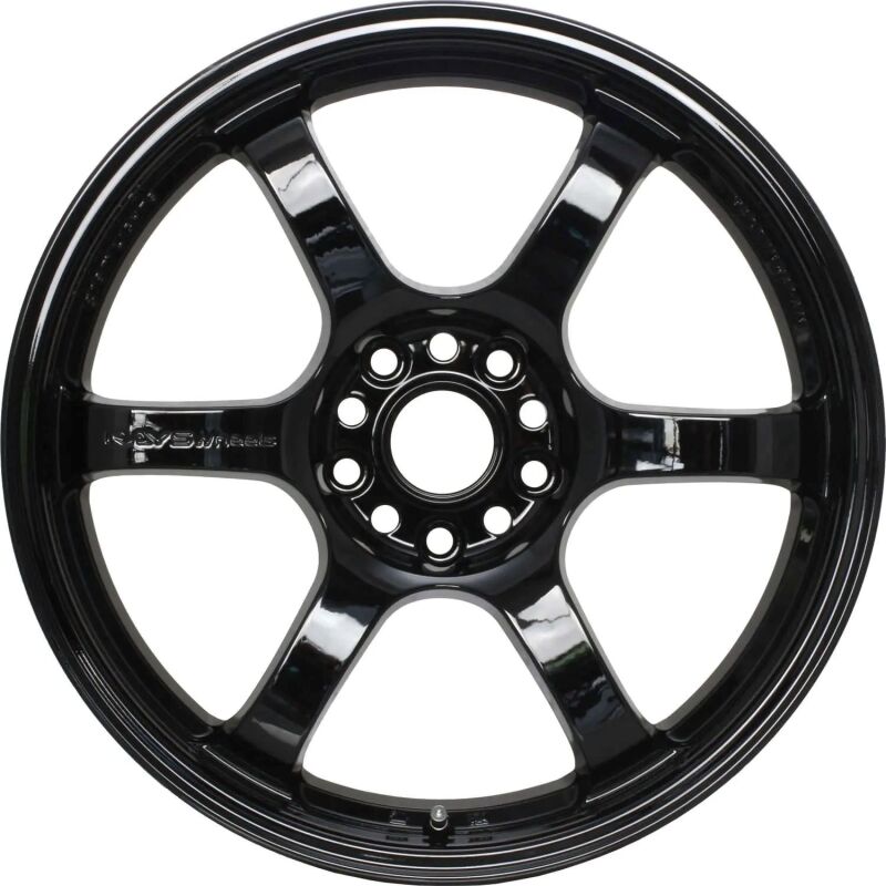 Gram Lights 57DR 18x9.5 +38 5x120 Glossy Black Wheel