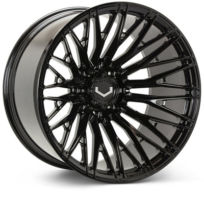 Vossen VFX-04 24x14 - 6x135 - ET15 - Deep - 87.1 - Gloss Black Wheel