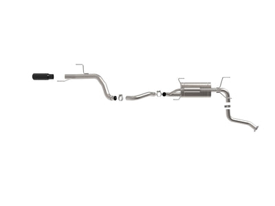 aFe 24-25 Toyota Land Cruiser 2-1/2in to 3in 304 SS Cat-Back Exhaust System w/ Black Tip