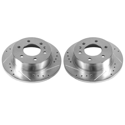 Power Stop 07-09 Dodge Sprinter 2500 Rear Evolution Drilled & Slotted Rotors - Pair