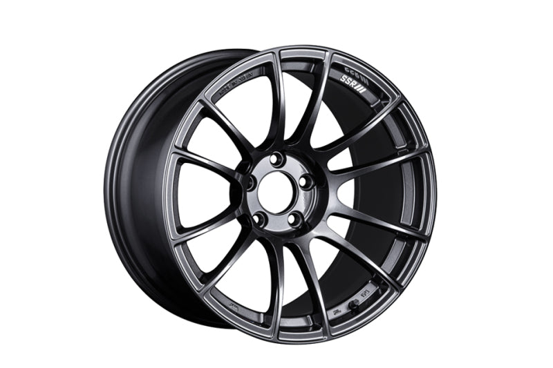 SSR GTX04 17x8 5x114.3 45mm Offset Dark Gunmetal Wheel
