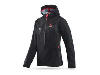 Akrapovic Womens Corpo Rain Jacket Black - 2XL