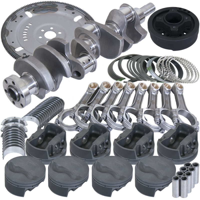 Eagle Ford 302 3.400in Crank 5.400in I-Beam Rods 4.000in Pistons 164 Tooth FP Balanced Assembly