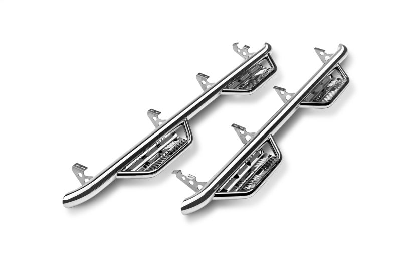 N-Fab Podium SS 07-17 Jeep Wrangler JK 4 Door All - Polished Stainless - 3in