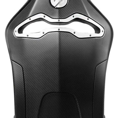 Sparco Seat SPX Special Edition Black/Red w/ Gloss Carbon Shell - Right