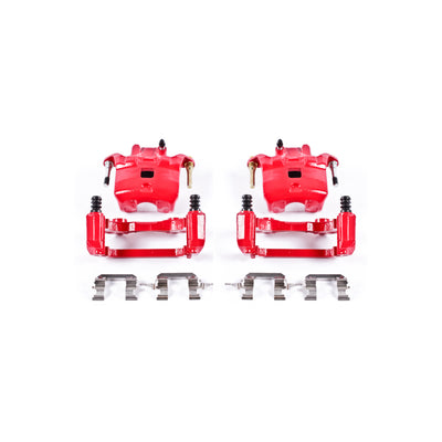Power Stop 02-04 Infiniti I35 Front Red Calipers w/Brackets - Pair