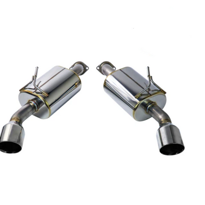 REMARK 14+ Infiniti Q50 Axleback Exhaust w/Mufflers - Stainless Double Wall Tip
