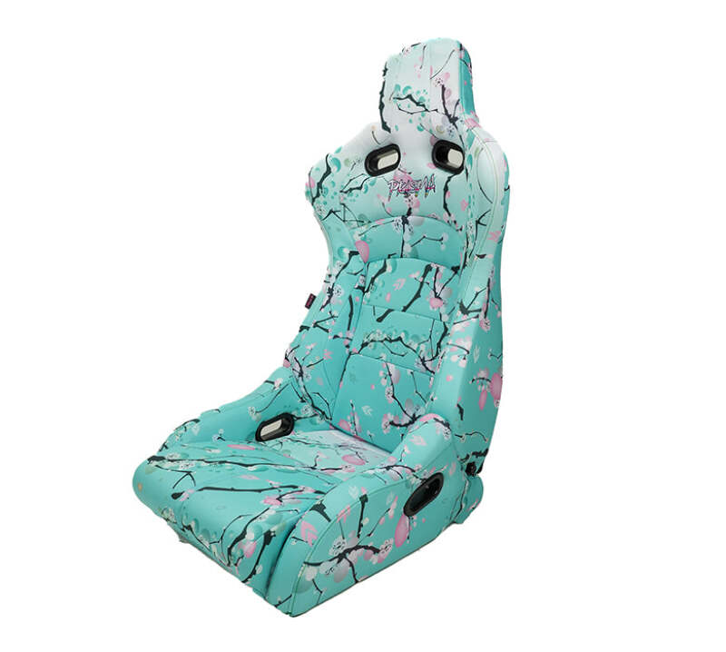 NRG Prisma Lab Reclinable Bucket Racing Seat - Pair (Sakura Print)
