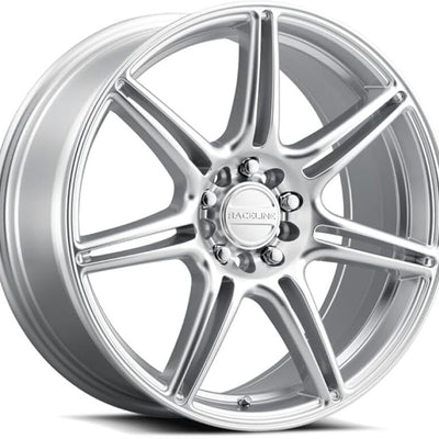 Raceline 148HS Apex 20x8.5in / 5X114.3 BP / 40mm Offset / 72.62mm Bore - Hyper Silver