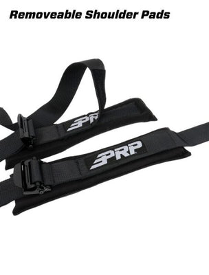 PRP 5.3x2 Harness - 5 Point Harness 3In Lap Belts 2In Shoulder Belts w/ Removable Pads