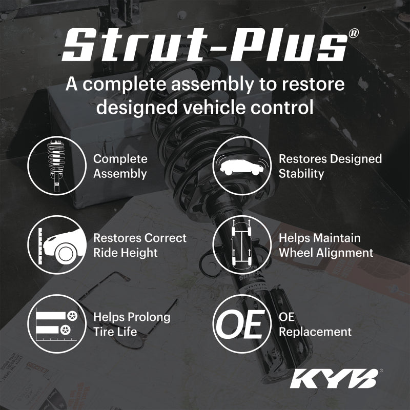 KYB Shocks & Struts Strut Plus Front Left 17-19 Dodge Journey AWD SE/SXT (Exc. R/T)