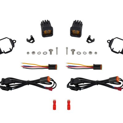 Diode Dynamics 21-24 Nissan Armada SSC1 LED Fog Light Kit (3000K) 3569 Yellow SAE Fog - Yellow