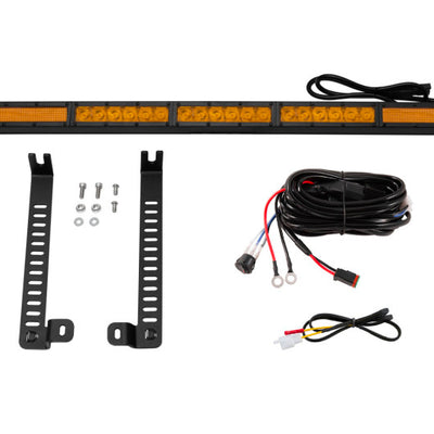 Diode Dynamics 14-19 Toyota 4Runner SS30 (Single) Stealth Lightbar Kit - Amber Combo