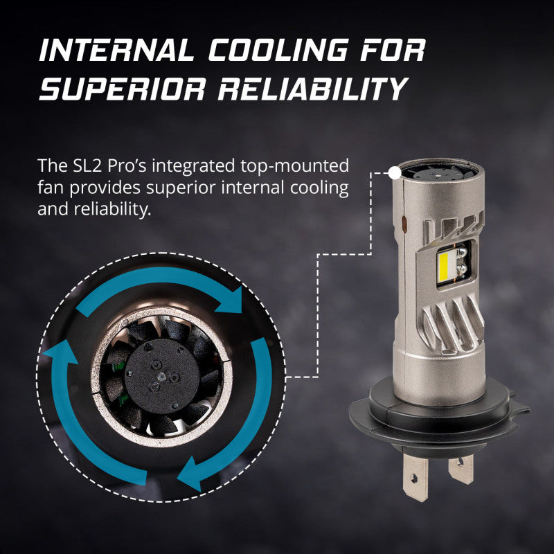 Diode Dynamics H7 White SL2 Pro LED Bulbs (Pair)