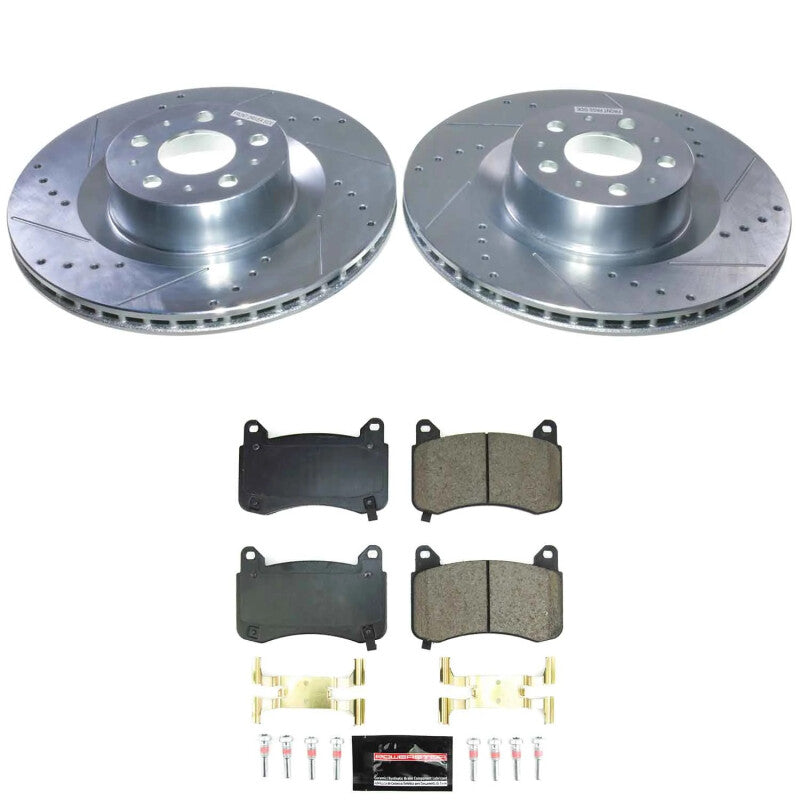 Power Stop 20-24 Tesla Y Front Z23 Evolution Brake Kit