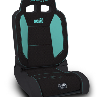 PRP EnduroDaily Reclining Suspension Seat - Black/Teal Tweed - Passenger