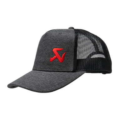 Akrapovic Logo Trucker Cap - Ash Grey / Black Mesh