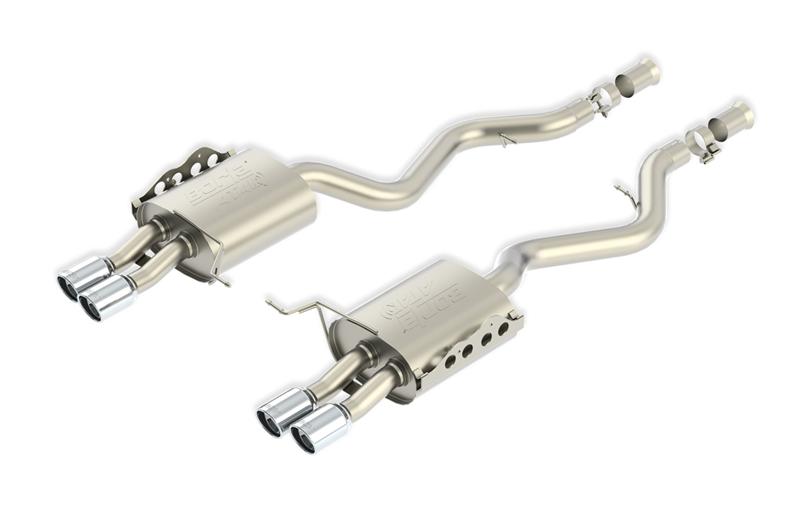 Borla 15-16 Ford F150 3.5L EcoBoost Ext. Cab Black Chrome CB Exhaust ATAK Single Split Rear Exit