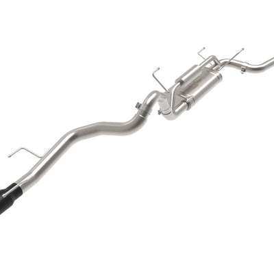 aFe 24-25 Toyota Land Cruiser 2-1/2in to 3in 304 SS Cat-Back Exhaust System w/ Black Tip