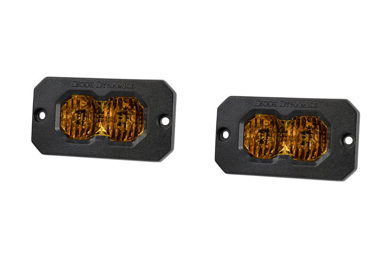 Diode Dynamics C2 2.0 Max Yellow Combo/Driving Flush ABL (Pair)