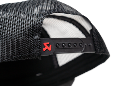 Akrapovic Logo Trucker Cap - Ash Grey / Black Mesh
