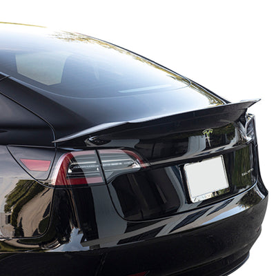 MXP 2017+ Tesla Model 3 T3-1 Wet Carbon Rear Spoiler