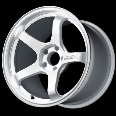 Advan GT Beyond 18x8.5 +37 5x114.3 Racing White Wheel