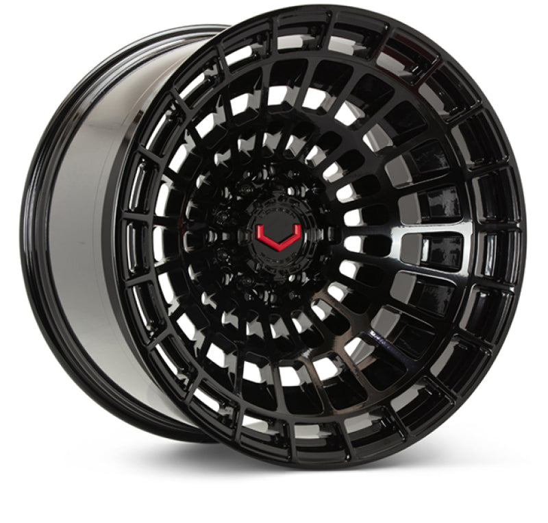 Vossen LCX-04 24x12 - 8x180 - ET44 - Ultra Deep - 124.3 - Gloss Black Wheel