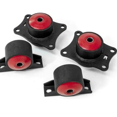 Innovative 00-09 Honda S2000 F-Series Black Aluminum Repl Rear Diff Mount Kit 60A Bushings