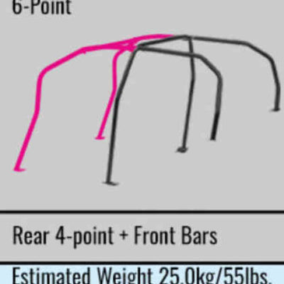Cusco Safety 21 4-Passenger 6-Point Steel Escape Roll Cage Toyota AE86(LHD Only) (S/O/No Cancel)