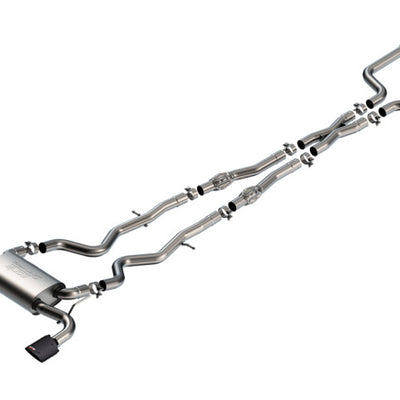 Borla 16-24 Infinity Q50 (Auto V6) S Type Cat Back - Carbon Fiber Black Anodized Tip