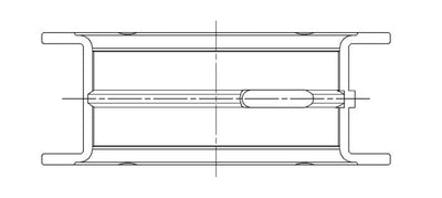 ACL Ford 4 2300cc OHV Twin Cam (Dual Spark Plug) .010in Oversized High Performance Main Bearing Set