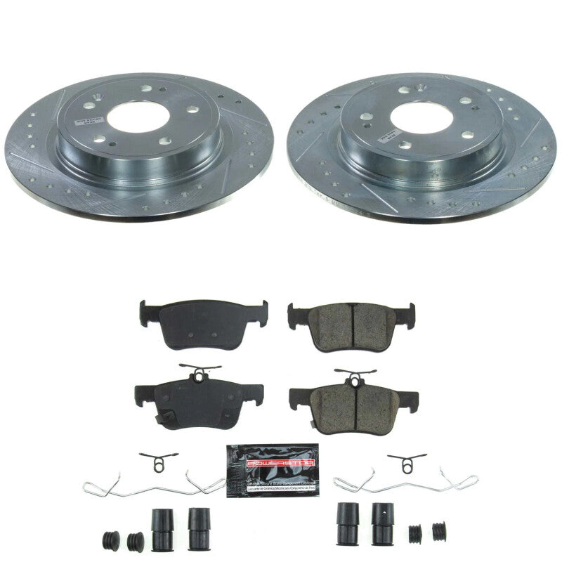 Power Stop 23-25 Acura Integra Rear Z23 Evolution Brake Kit
