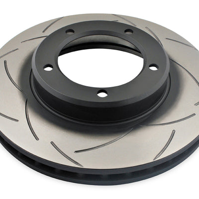 DBA 98-06 Toyota 70 Landcruiser (Reverse Mount) 4X4 Survival T2 Slotted Front Brake Rotor
