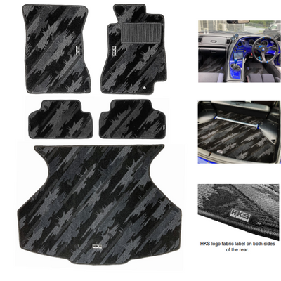 HKS FLOOR MATS JZA80 FULL SET OCT RHD