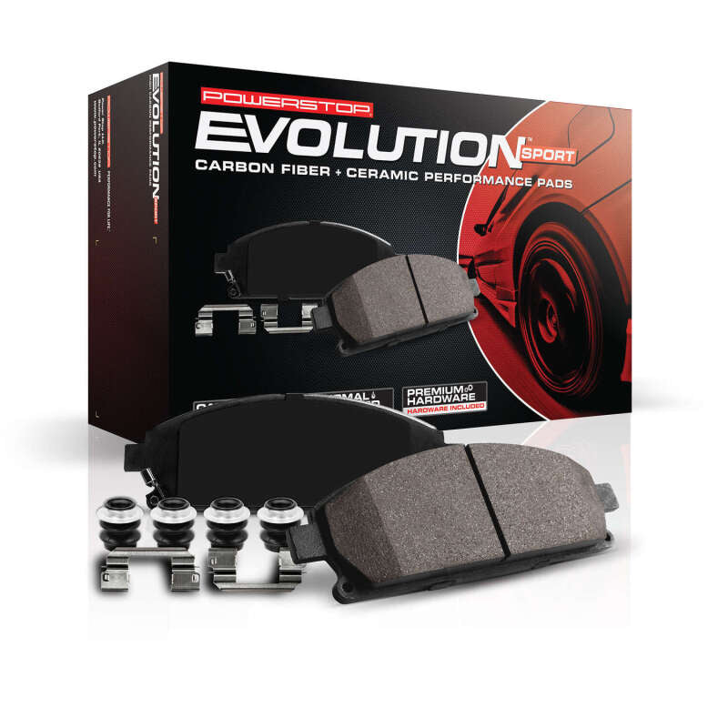 Power Stop 13-15 Hyundai Veloster Front Z23 Evo Sport Pad w/Hardware